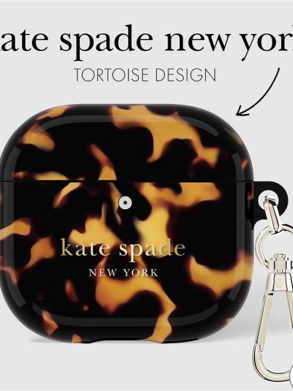 kate spade Tortoise AirPods Case